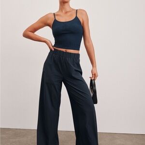Beyond Yoga Status Wide Leg Trouser